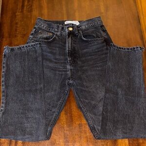 Zara Women's High Rise Black Jeans